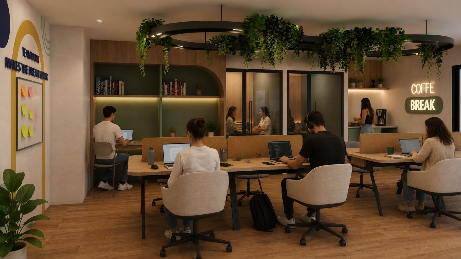 Sala de coworking